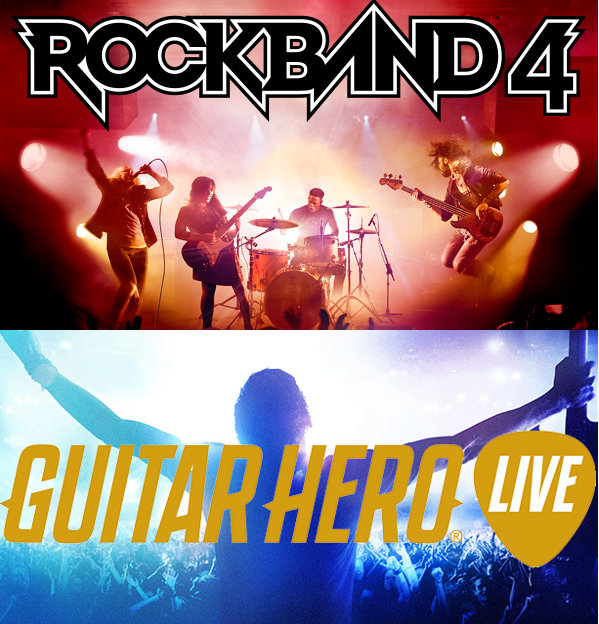 Rhythm Fraction - Rock Band 4 vs Guitar Hero Live