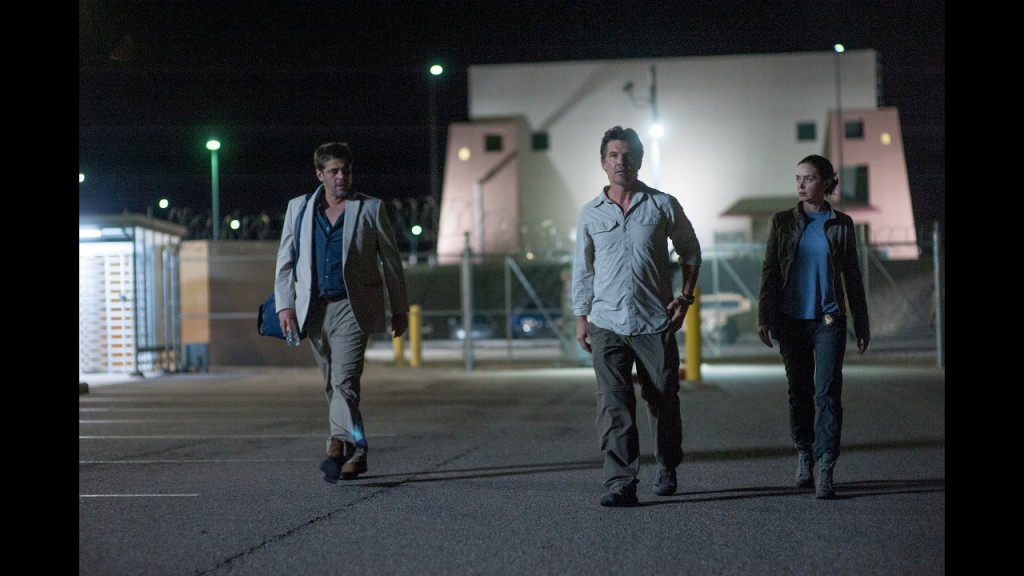 Benicio Del Toro, Josh Brolin and Emily Blunt in Sicario
