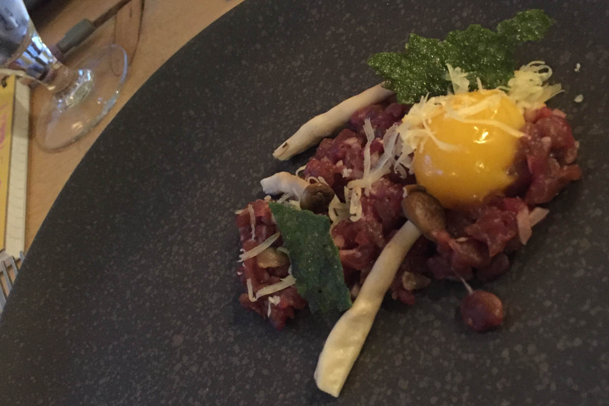 House of Feasts Aged Beef Tartare
