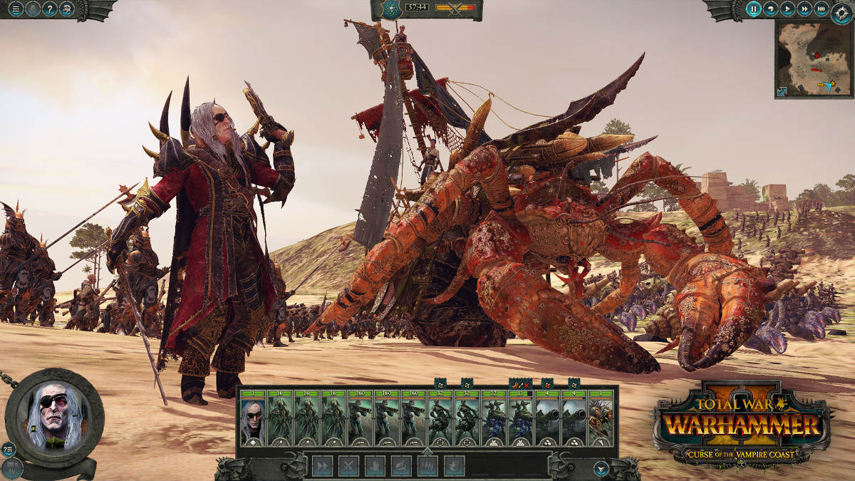 Curse Of The Vampire Coast Comes To Total War Warhammer II - Luthor Harkon Battle