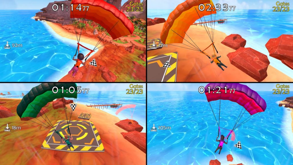 Four-player split screen is the limit for Pilot Sports